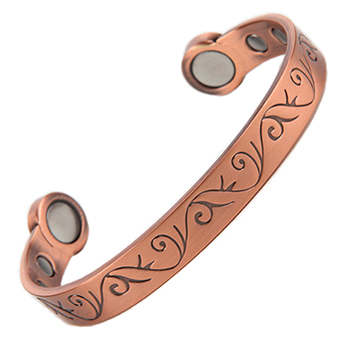 Hi-Power Copper Celtic Scroll Magnetic Bracelet